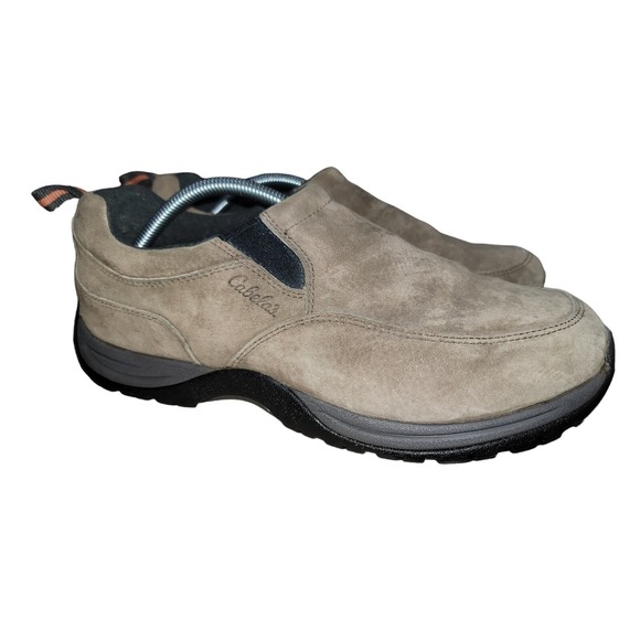 Cabela's Other - Cabelas‎ Men's Size 10.5 Brown Suede Casual Comfort Slip On Outdoor Shoes